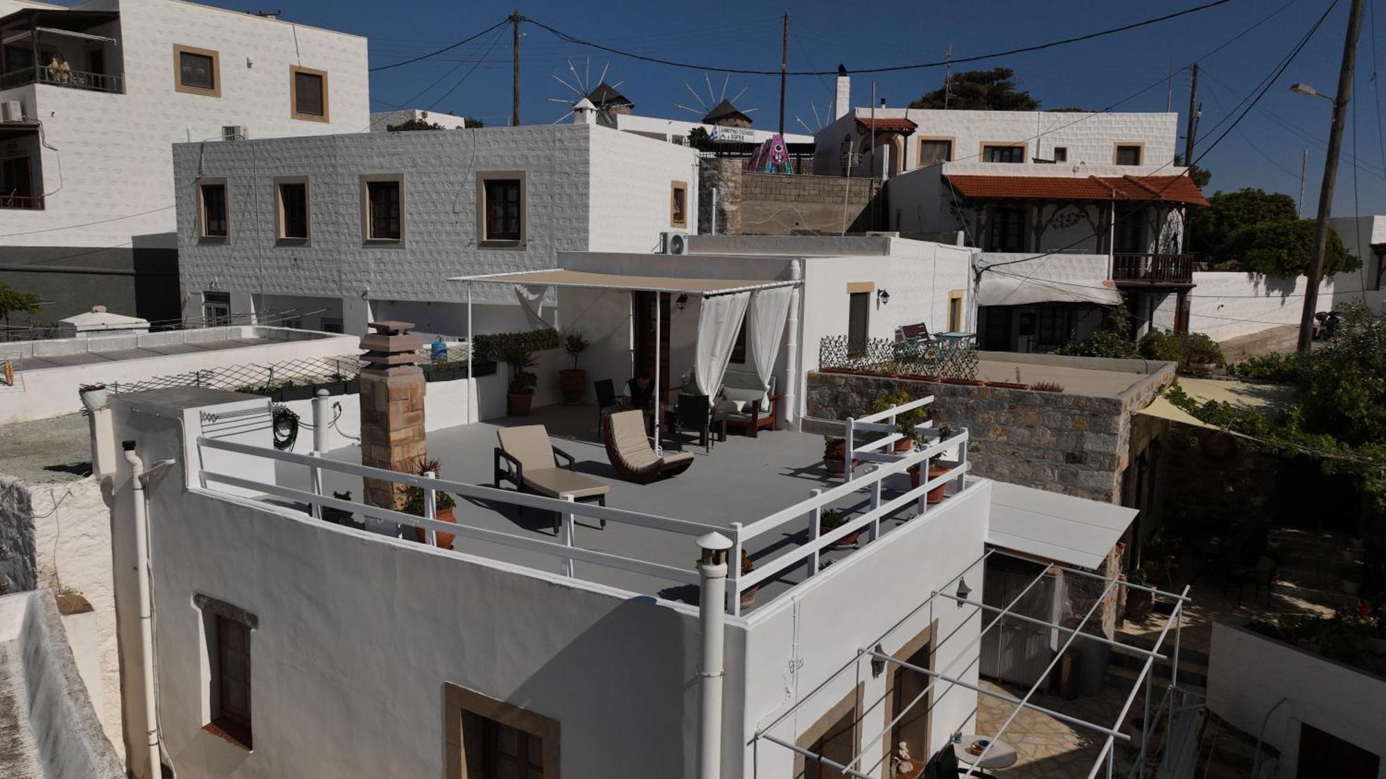 Manos House In Chora Pátmos Exterior foto